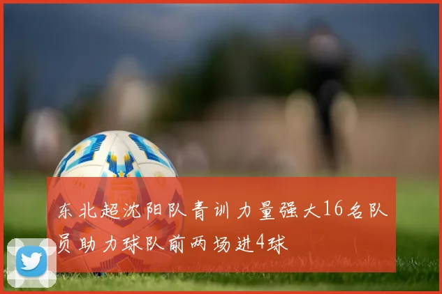 东北超沈阳队青训力量强大16名队员助力球队前两场进4球